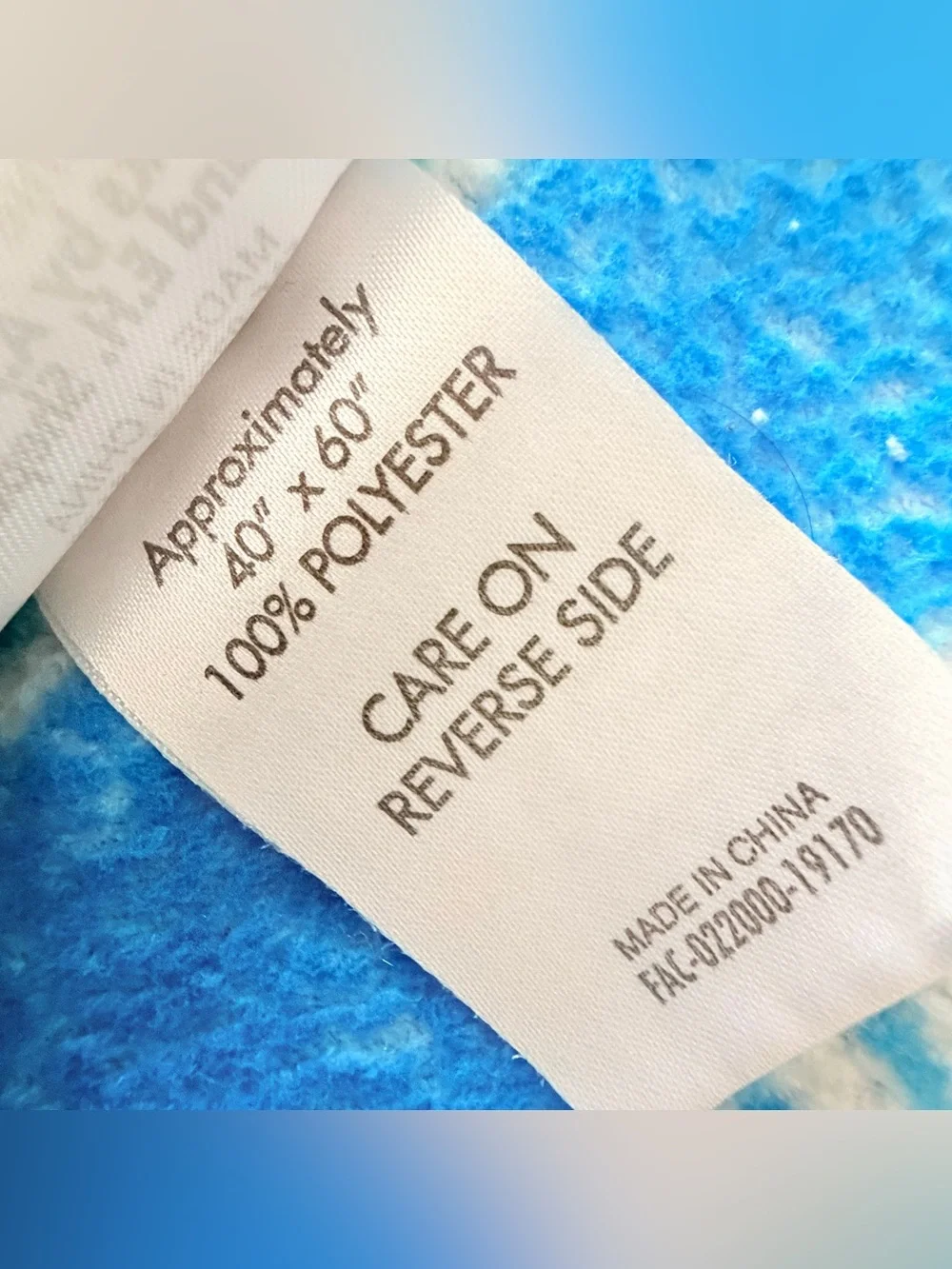 World of Disney Alphabet Fleece Blanket 40x60